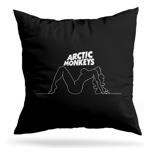 Cojin Deco Artic Monkeys Silueta (d1289 Boleto.store)