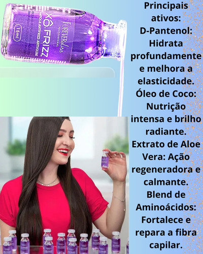Kit Completo Tratamento Capilar Xô Frizz Forever Liss