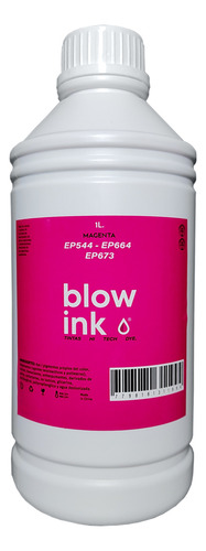 Botella De Tinta Alternativa T664 T673 L210 L365 Xp211 1lt Tinta Magenta