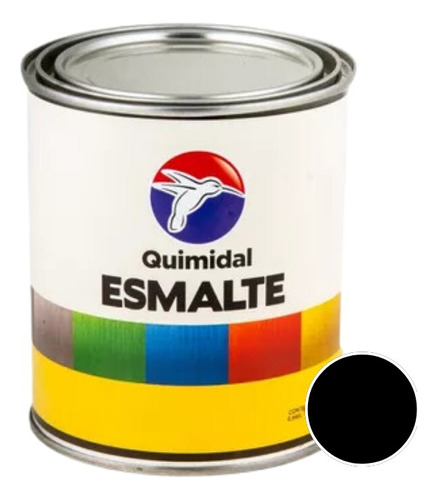 Esmalte Negro Brillante Galón Quimidal 