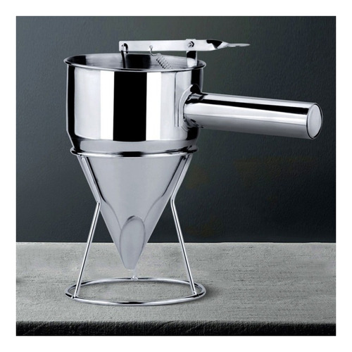 . Dispensador De Embudo De Acero Inoxidable For Cupcakes Y