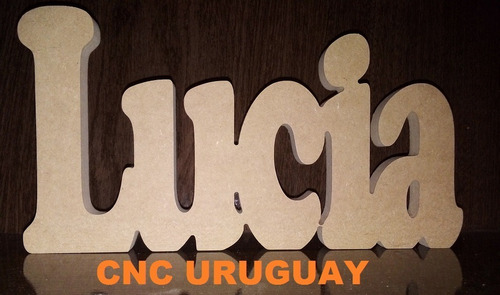 Imagen 3 de 8 de Tony - Letras En Madera Para Decoración Mesa De Torta