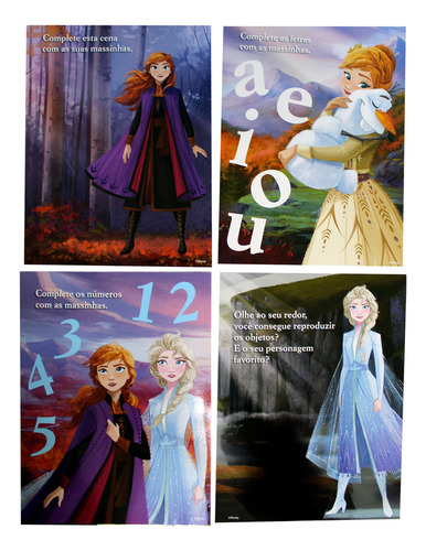 Disney - Diversao Com Massinha Frozen 2, De Disney. Editorial Dcl, Tapa Mole En Português