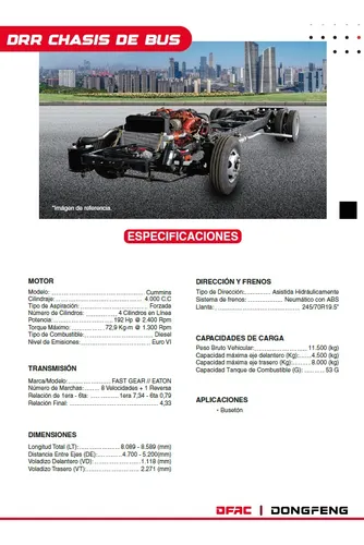 Dong Feng - Condor Carrocerías - Drr 43 Pasajeros
