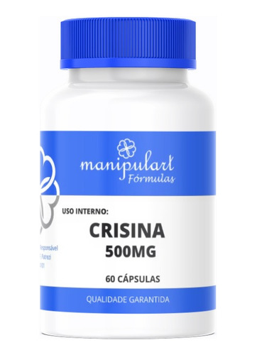 Crisina 500mg - 60 Cápsulas Emagrecer Sabor Sem Sabor