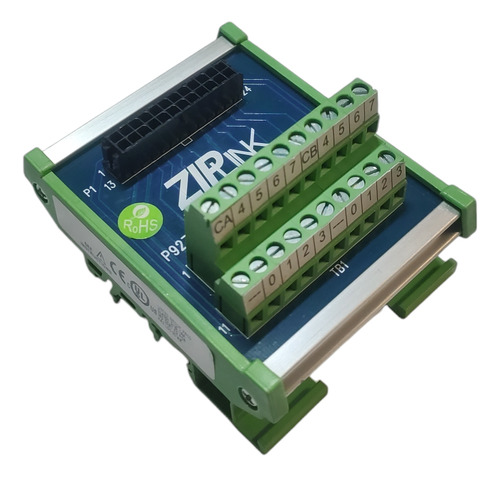 Modulo Pasante Zl-rtb20 Ziplink, 20 Polos, Montaje Riel Din (Usado)