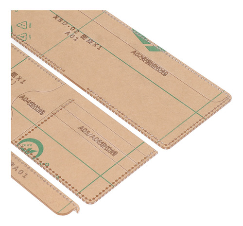 Plantilla De Cartera Hecha A Mano, 6 Unidades, Acrílico, Dis