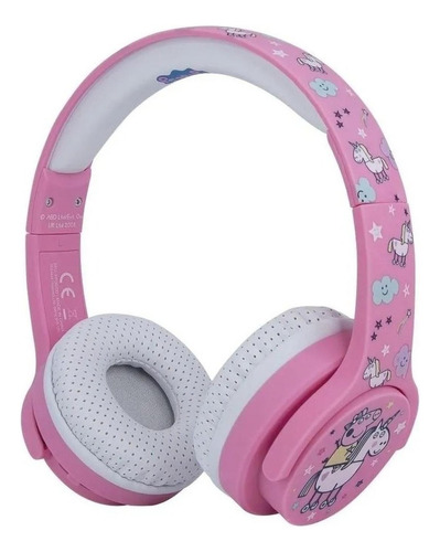 Audifonos Bluetooth Peppa Pig Unicornio - Otl Color Rosa