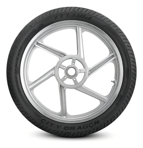 Pneu Pirelli City Dragon 80/100-18 P 47 Dianteiro Sem Câmara