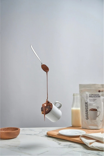 Imagen 2 de 3 de Cupcake Proteicos Granger X 450 Gr 18 Cupcake Proteina