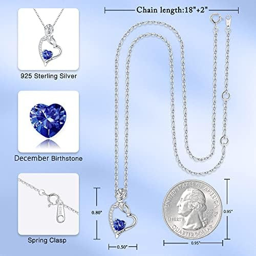 Iefil Regalos Para Sobrina De Tía, Collar De Plata De Ley De