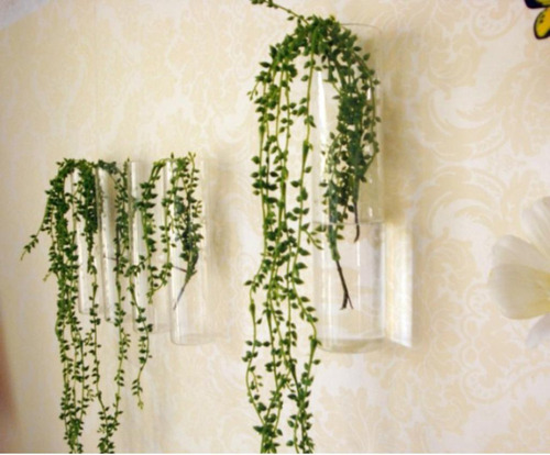 Jarrón Colgante De Vidrio Para Plantas Y Flores, 3 Unidades