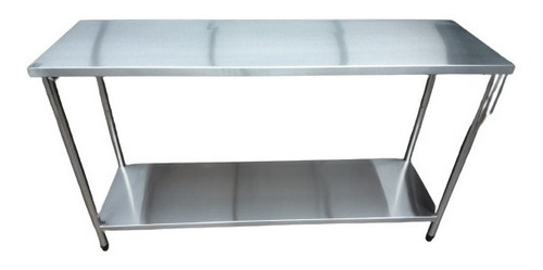 Bancada Mesa Inox Industrial Prateleira Paneleiro 150x50x90