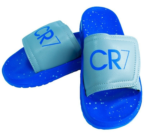 Sandalias Casual Cr7 Azul Cr710ag Moletto