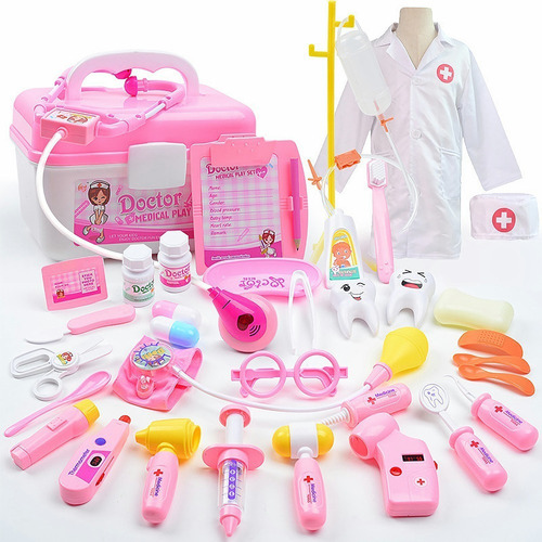 Kit De Juguetes Médicos De Doctor Para Niño 35 Piezas