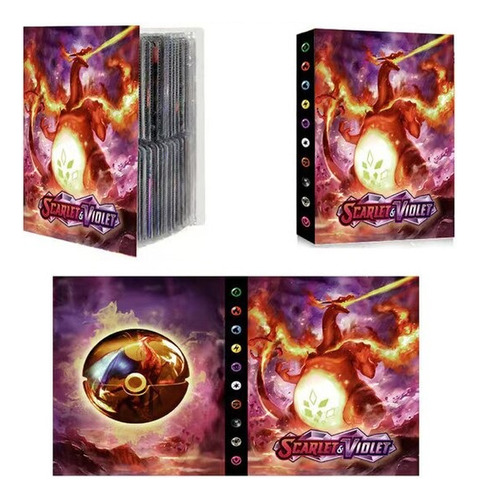 Album Protector Para Cartas Pokemon Diseño Charizard C