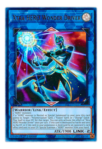 Yugi-oh! Xtra Hero Wonder Driver Lehd-ena37 Ultra