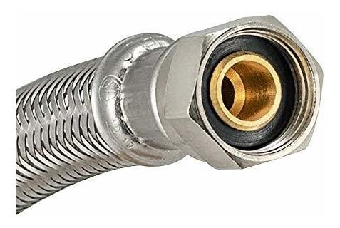 Conector Flexible De Grifo 1/2puLG Fip X 3/8puLG