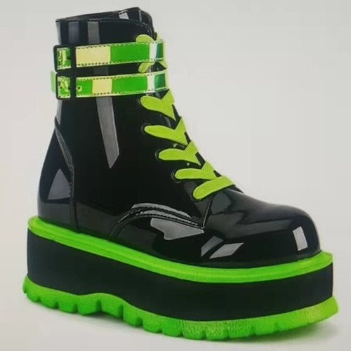 Botas Con Hebilla A Juego Street Punk Martin