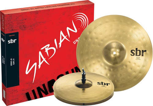 Platillos Sabian Sbr First Pack Set Hit Hat 13 Crash 16 