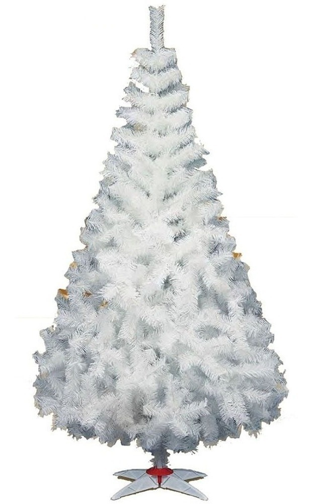 Arbol Navidad Majestic De Lujo Blanco 160cm Altura-3445001