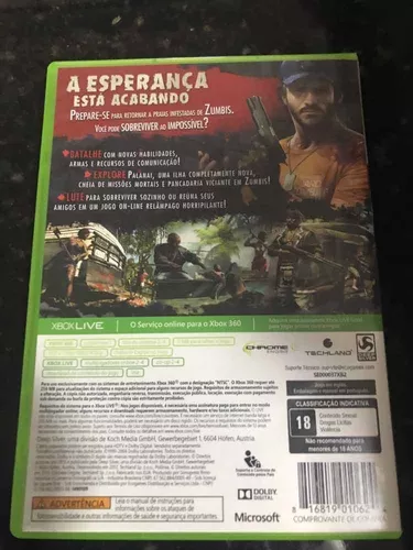 Jogo Dead Island - Riptide - Xbox 360 - Física - Original