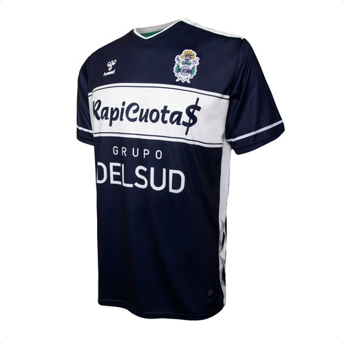 Imagen 3 de 5 de Camiseta Alternativa Hummel Gimnasia Y Esgrima La Plata 2021
