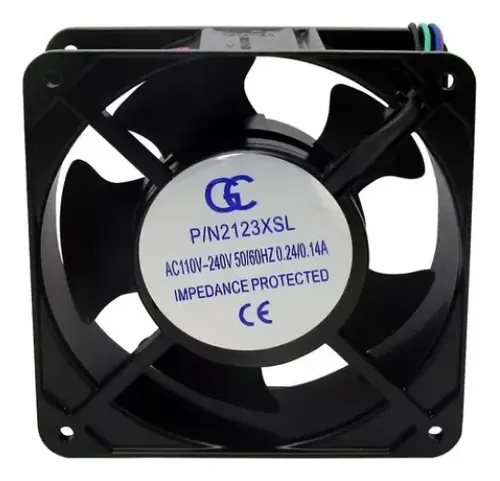 Micro Ventilador Cooler Ventoinha 120x120x38 110/220v Bivolt