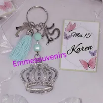 Comprar 40 Llaveros Souvenirs Coronas Grandes 15 Años Primer Añito