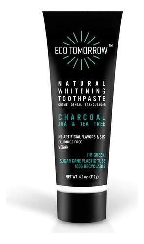 Creme Dental Carvão Juá Melaleuca Ecotomorrow 112gr