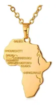 Comprar Collar Mapa Africa Viajes Fortuna Feng Shui Turismo Dakar