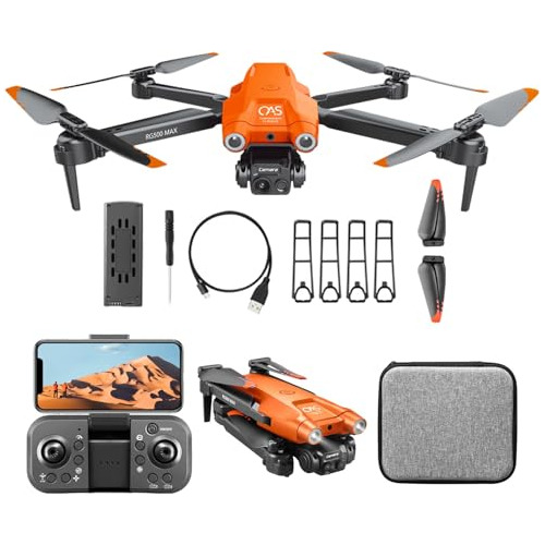 Dobles Cámaras Plegables Drones Adultos Niños Mini Rc Q