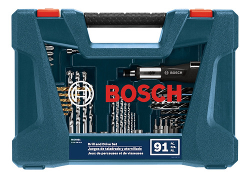 Set De Brocas Y Puntas X 91 Pzas Bosch X-line