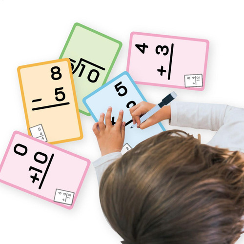 Tarjetas Flash De Matemáticas Para Niños Juego De Tarjetas F