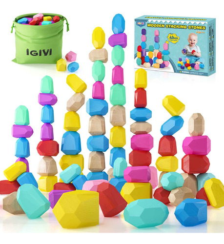 Montessori - Juguetes Para Nios De 1, 2, 3 Aos, 42 Piezas De