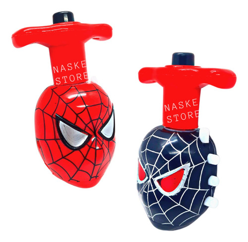 Trompo Spiderman Hombre Araña Luces Luminoso Sonido Musica