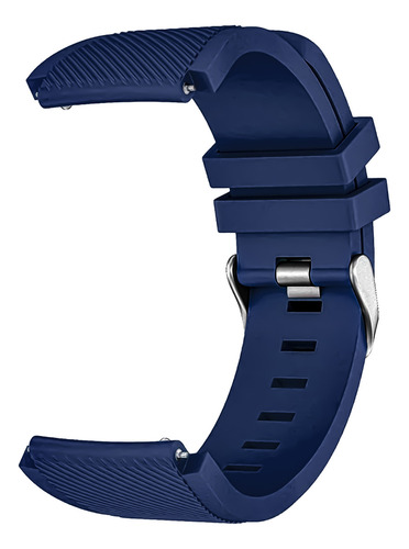 Correa Deportiva Texturizada Para Smartwatch Colmi C81 Azul Oscuro 2.2 Cm