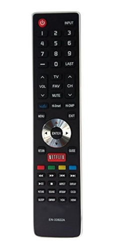 Nuevo Smart Internet Tv Remoto Control En-33922a Para Hisens