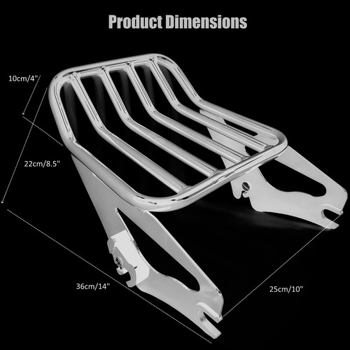 Portaequipajes Desmontable Chorme Para Harley Davidson 2009-