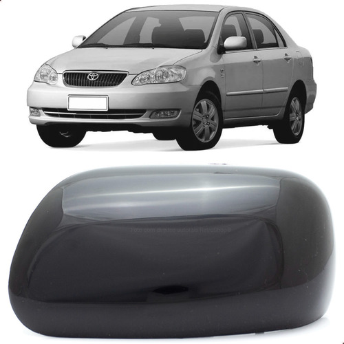 Capa Cobertura Retrovisor Corolla / Fielder 2002 A 2007