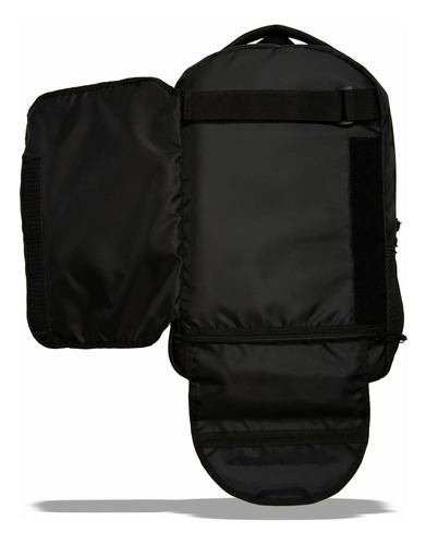 Mochila Terra Para Skate, Impermeable Cubre Mochila, 17 L, M Negro Liso