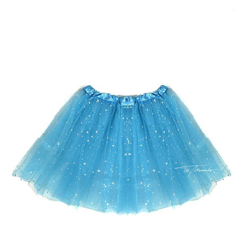 Tutu Con Estrellitas 40 Cm Disfraz Ballet