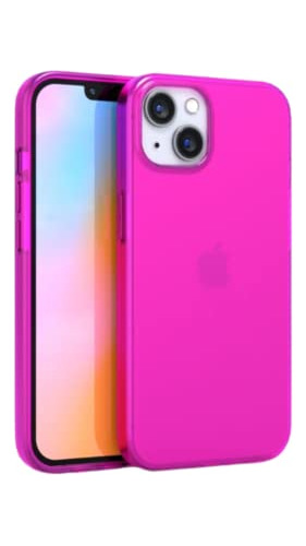 Funda Para iPhone 13 Mini Neon Rosa Tpu And Polycarbonate-02