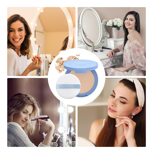 Polvo Compacto Facial Con Control De Aceite Mate | Polvo