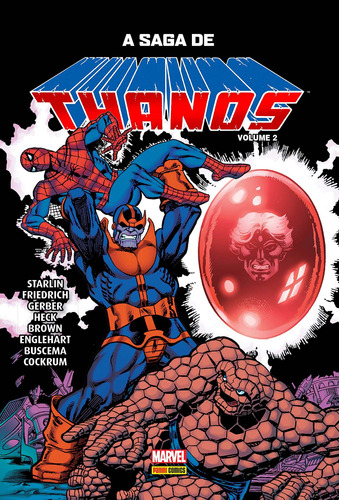 A Saga de Thanos - Volume 2: Capa Dura, de Starlin, Jim. Editora Panini Brasil LTDA, capa dura em português, 2020