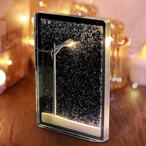Kit De Iluminación Navideña Juguetes Con Luz Nocturna Nevada