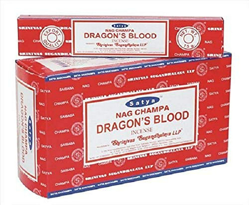 Varillas De Incienso  Nag Champa Dragon Blood - 12 Paquetes 