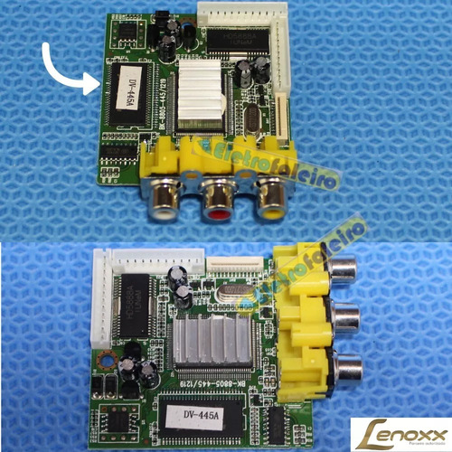 Placa Principal Para Dvd Lenoxx Modelo Dv445a 