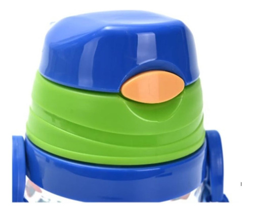 Botella Plastica Skora Infantil 34646 400ml Pico Hidratacion Color Verde/rosa