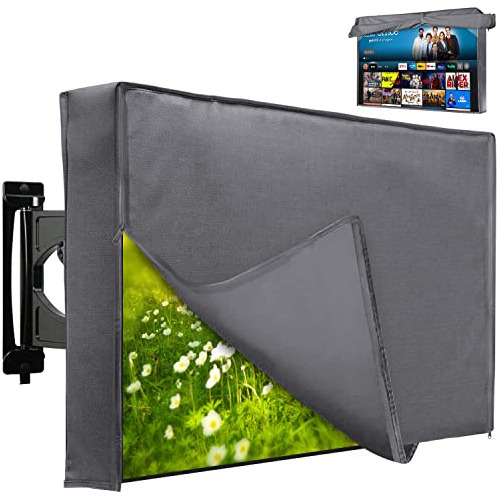 Funda Tv Exterior De 52 55 Pulgadas, Impermeable Y Resi...